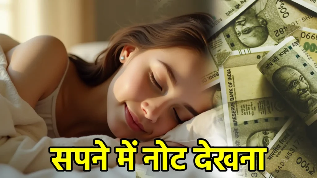 सपने में नोट देखना