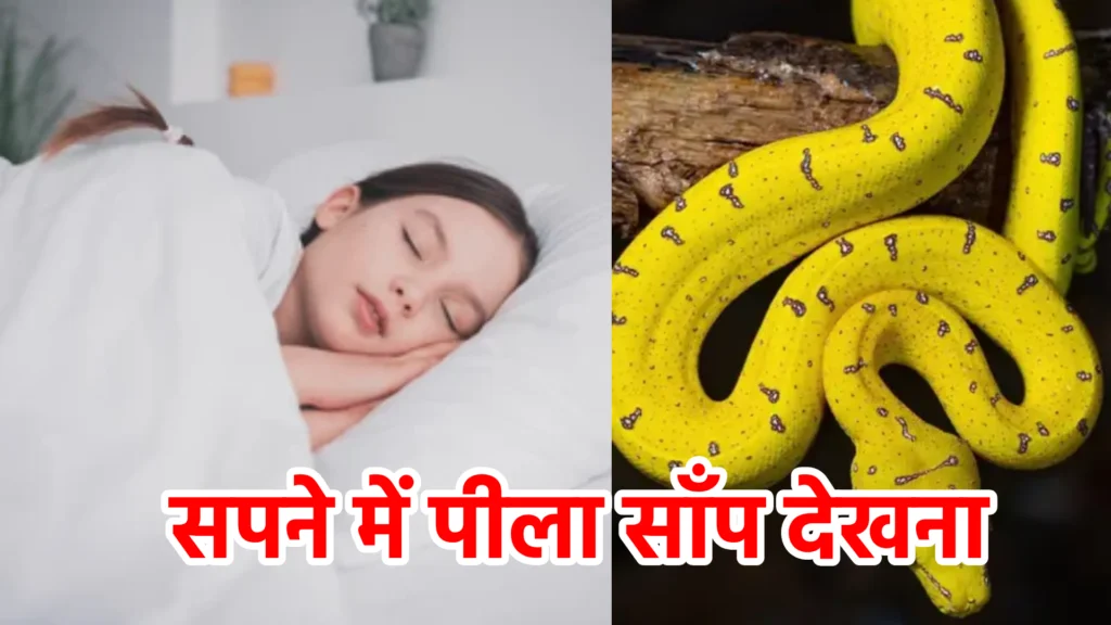 सपने में पीला साँप देखना
